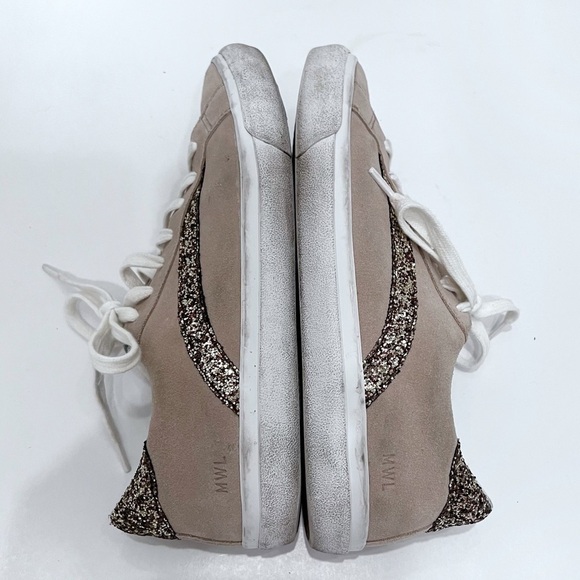 Madewell Sidewalk Glitter Sparkles Sneakers Size 7.5 - Picture 8 of 15